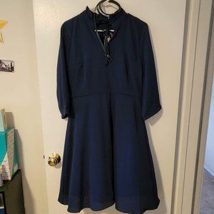 Liza Luxe 3/4 Sleeve Dress - Large